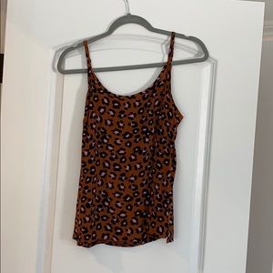 Sanctuary leapord tank blouse